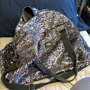 Pink by Victoria Secret sequence travel bag